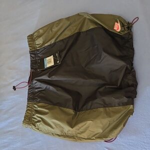 Nike Olive Green and Black Athletic Skirt